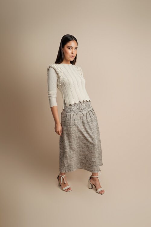 Saia Leti - Off White - Imagem 3
