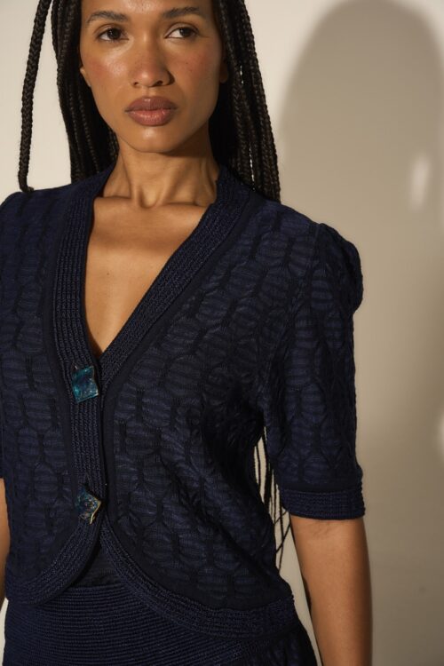 Cardigan Helena - Marinho