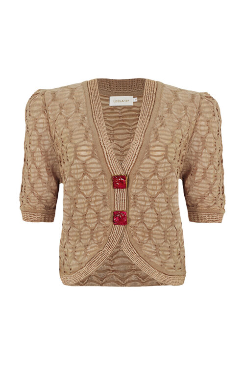 Alternative view of Cardigan Helena - Blush