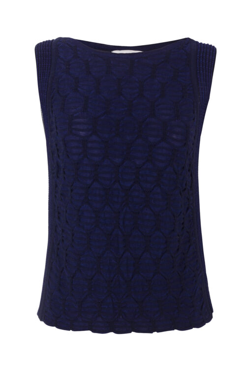 Alternative view of Blusa Helena - Marinho