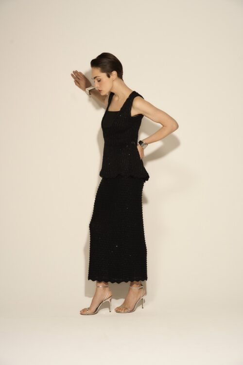 Saia Favo - Preto - Imagem 3