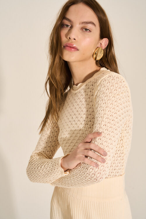 Blusa Maria New - Off White - Imagem 5