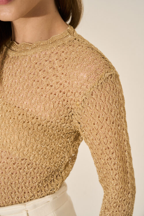 Alternative view of Blusa Maria New - Metalizada