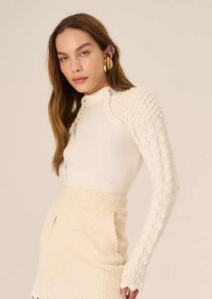 Blusa Ju - Off White - Imagem 7