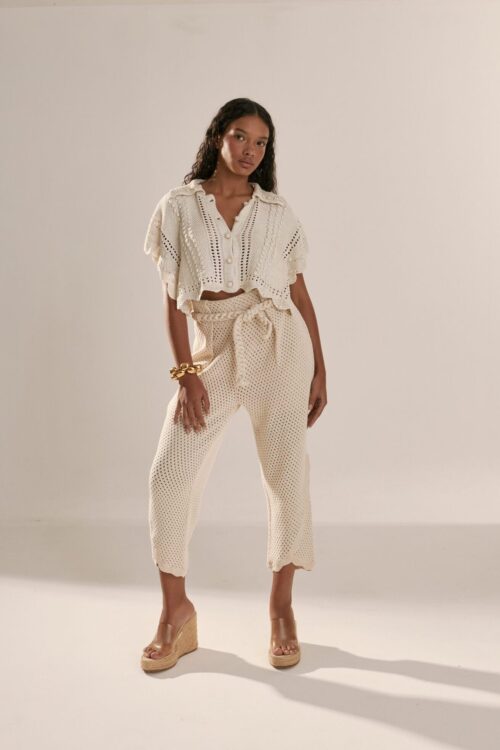 Alternative view of Blusa Rafa - Areia