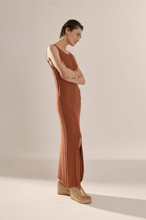 Vestido Marcia - Caramelo
