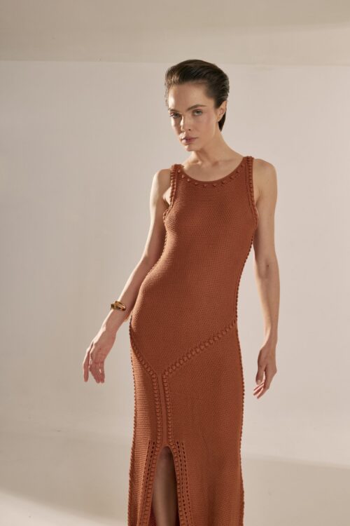 Vestido Marcia - Caramelo - Imagem 3