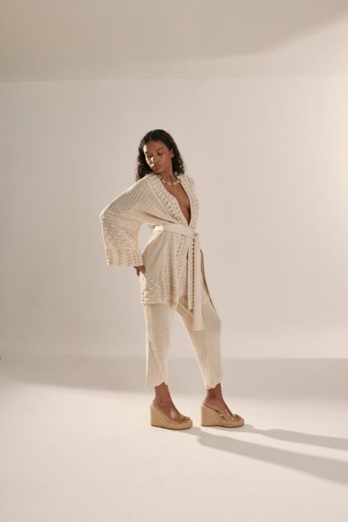 Alternative view of Kimono Marcia - Areia