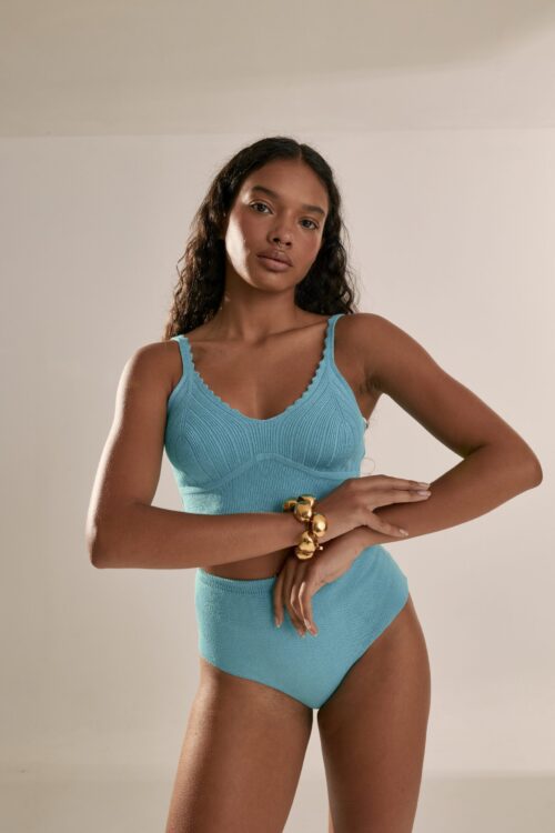 Alternative view of Hot Pant Bella - Azul