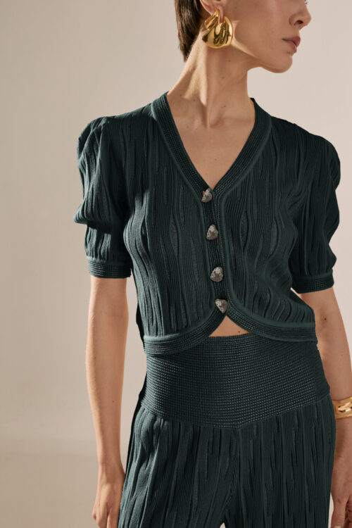 Cardigan Caminhos - Verde