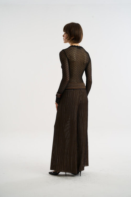 Blusa Maria New - Tricô Rendado - Preto - Imagem 5