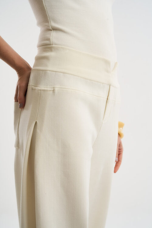 Alternative view of Calça Nômade - Tricô Diferenciado - Off White