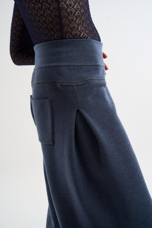 Alternative view of Calça Nômade - Tricô Diferenciado - Jeans