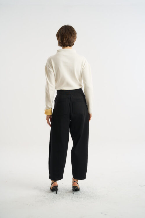 Blusa Alma - Tricô Básico e Clássico - Off White - Imagem 4