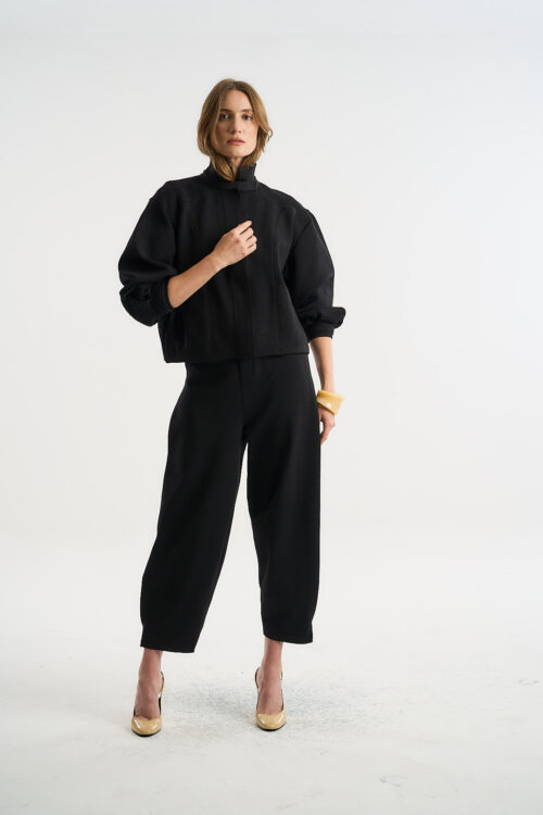 Calça Nômade - Tricô Diferenciado - Preto - Imagem 4