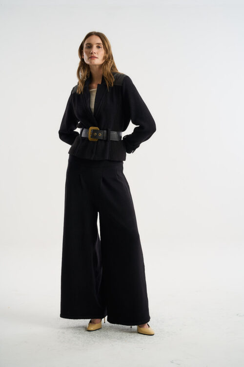 Calça Mundo -  Tricô Invernal - Preto