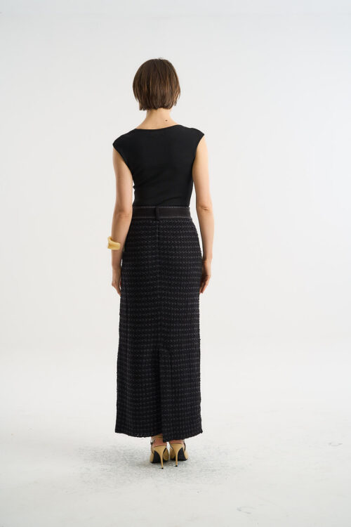 Blusa Nômade - Regata de Tricô - Preto - Imagem 4