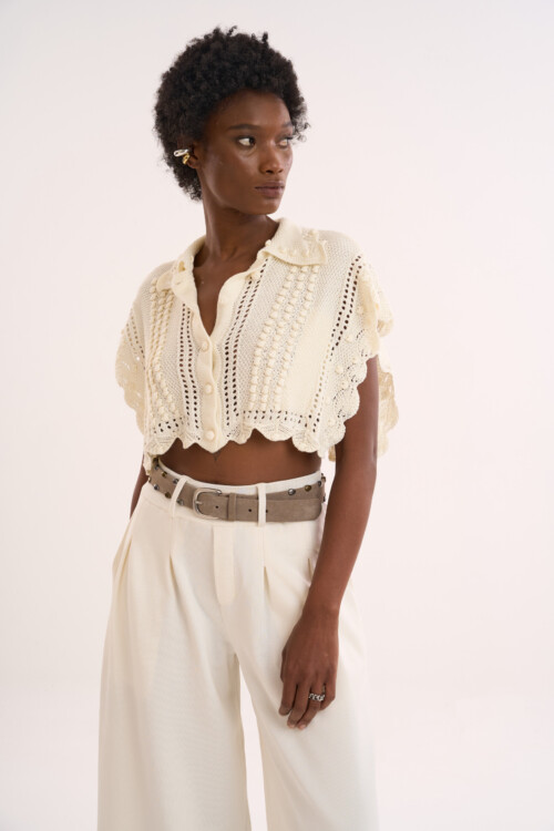 Blusa Rafa - Best Seller - Off White - Imagem 8